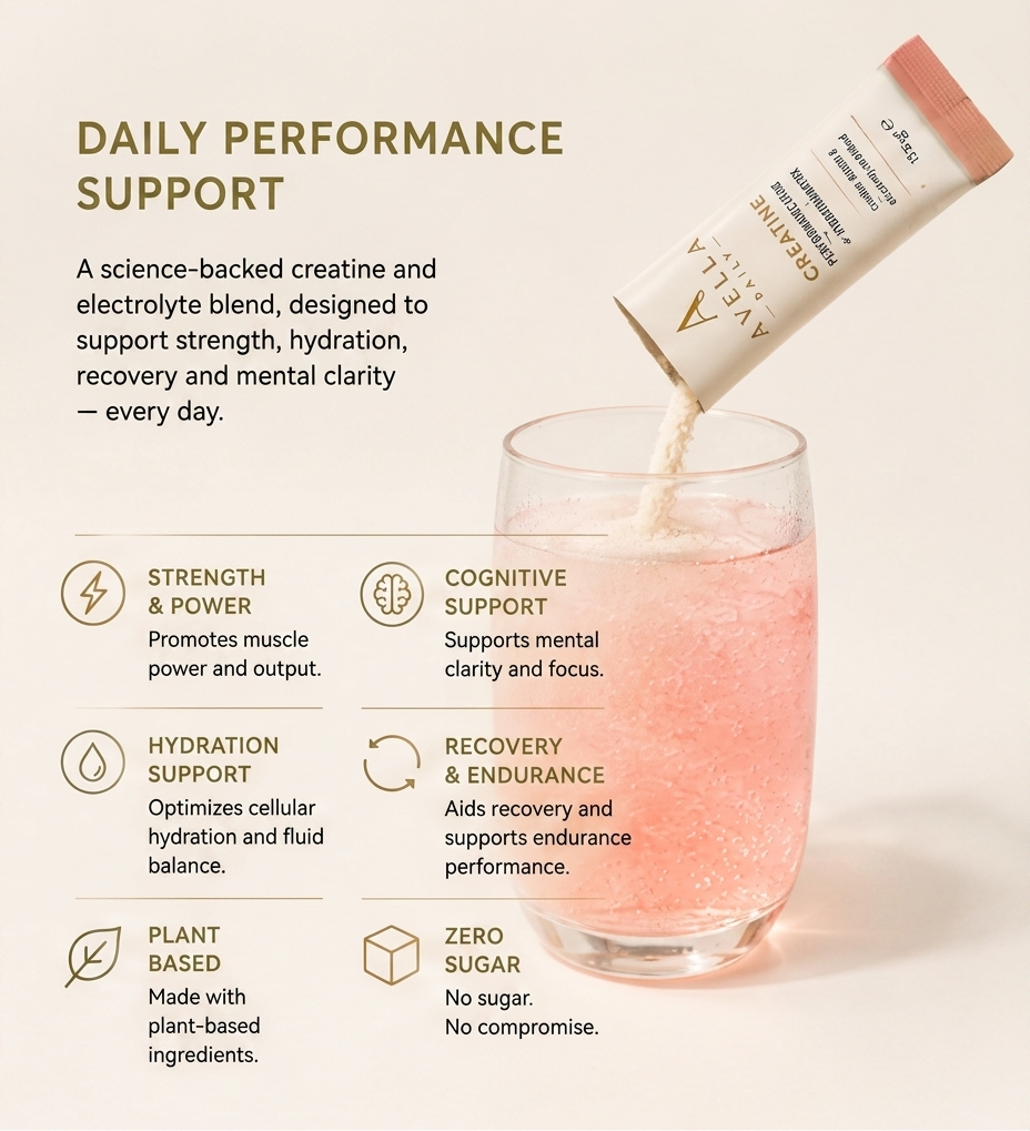 CREATINE  PERFORMANCE + HYDRATION